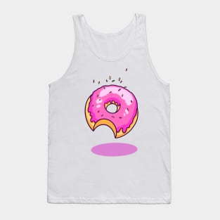 Donut With Pink Glaze Tank Top